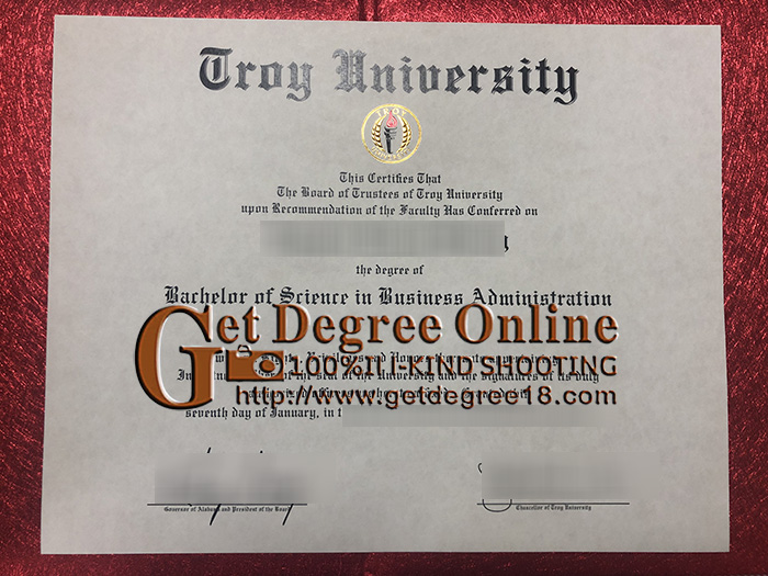 Buy fake Troy University Diploma