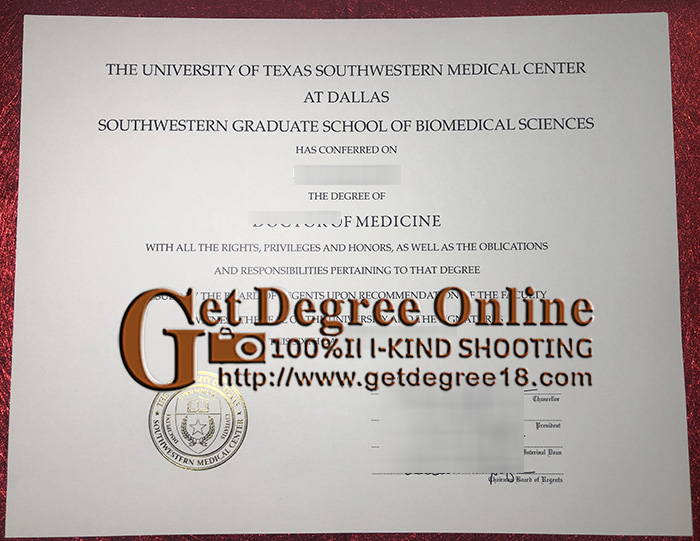 Buy UT Southwestern Diploma