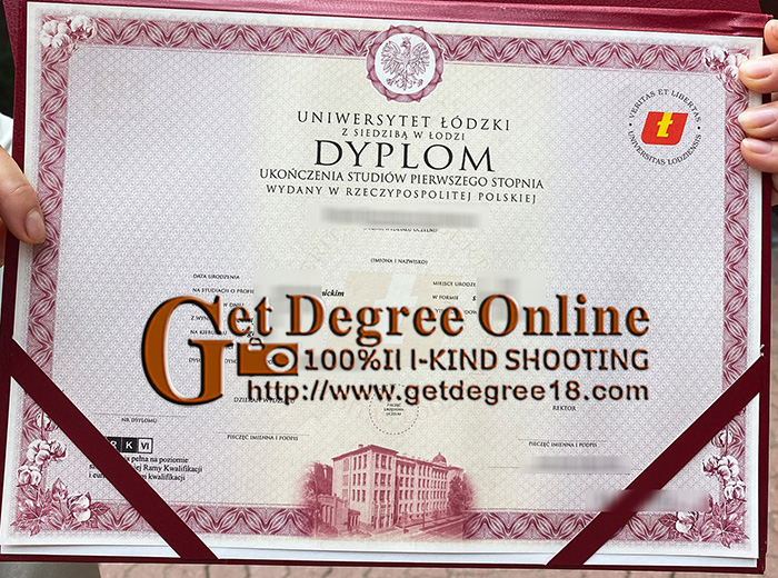 Buy fake University of Łódź diploma