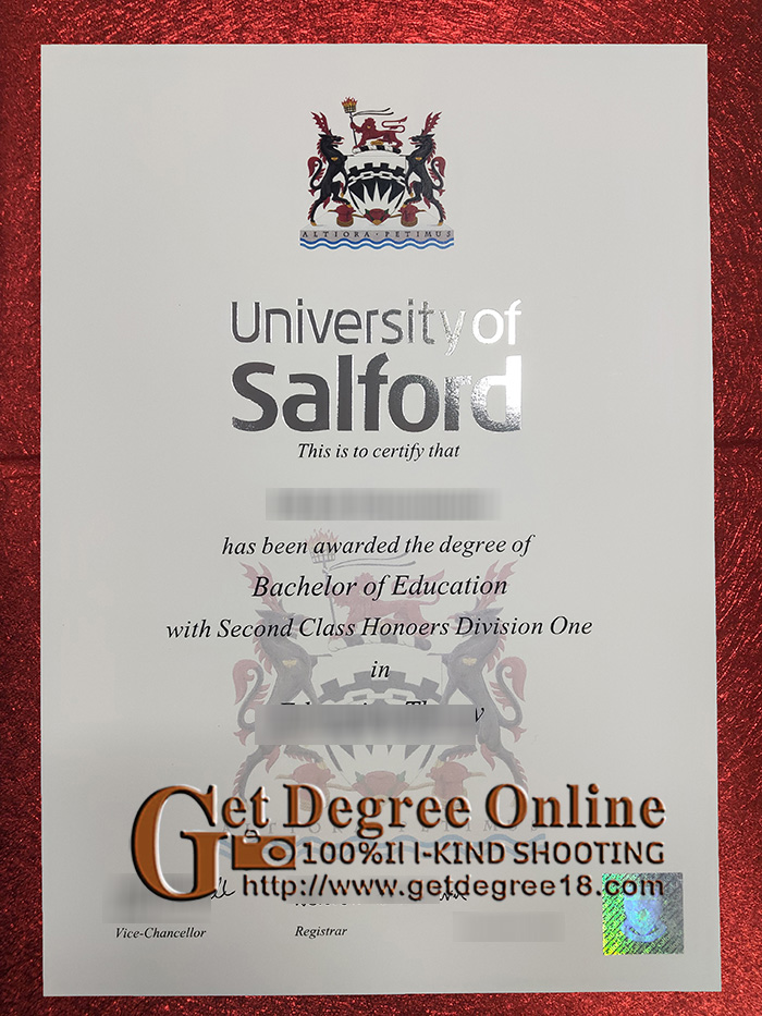 Buy Fake University of Salford Degree