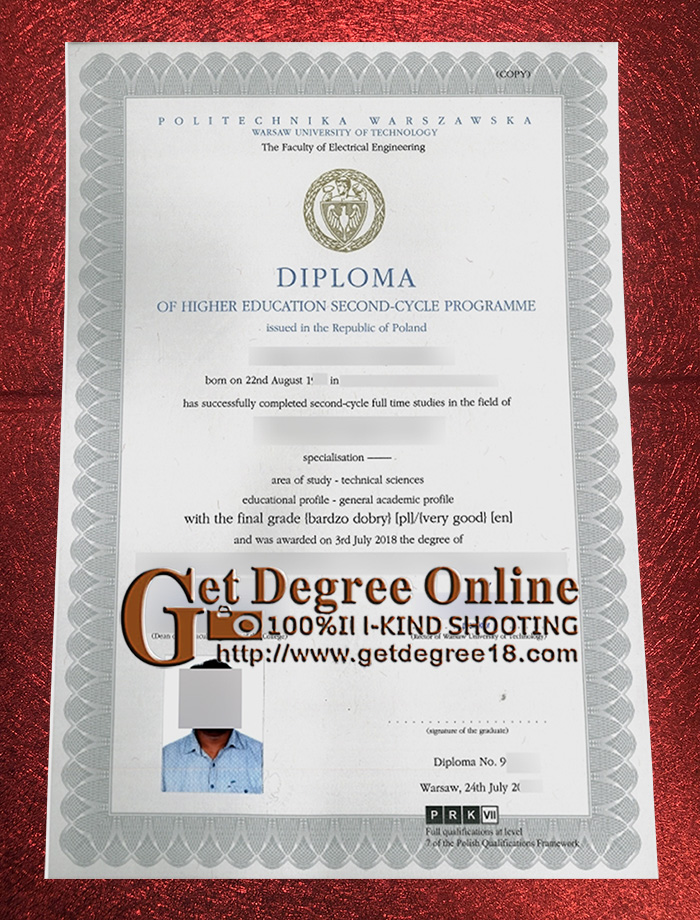 Buy fake Warsaw University of Technology Diploma