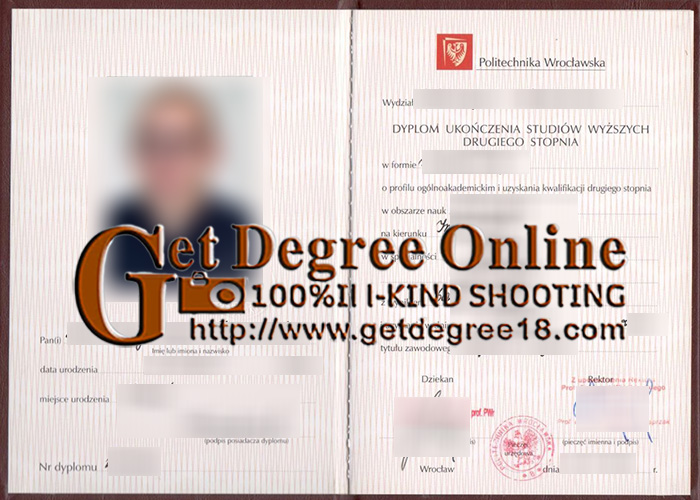 Buy fake Wrocław University of Science and Technology diploma