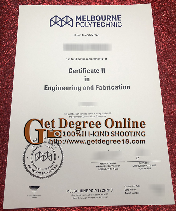 Fake Melbourne Polytechnic Diploma