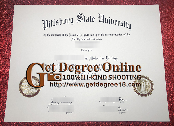 Fake Pitt State Diploma