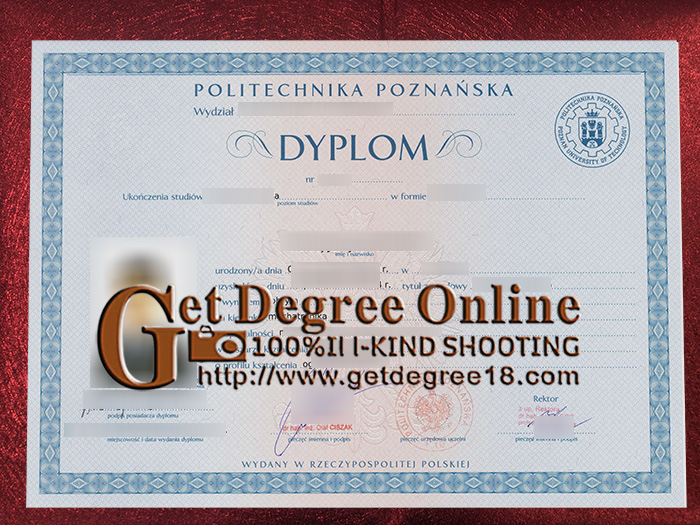 Fake Politechnika Poznańska Dyplom