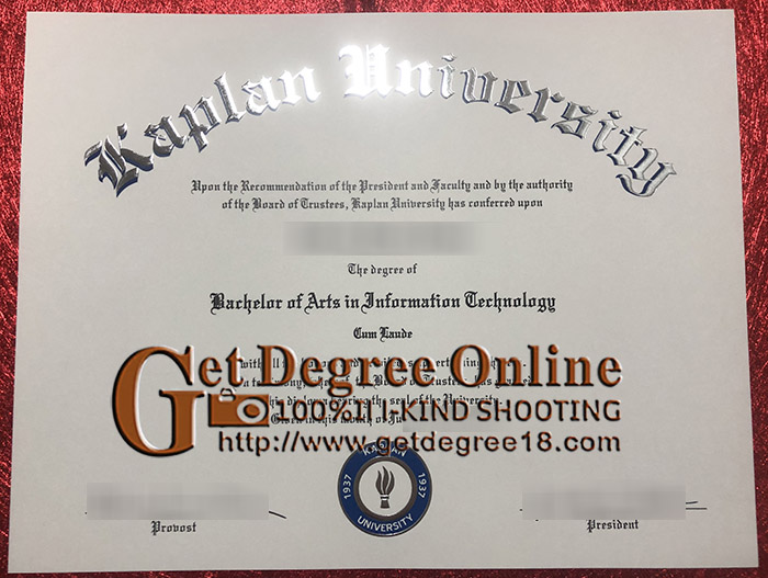 Fake Kaplan University Diploma