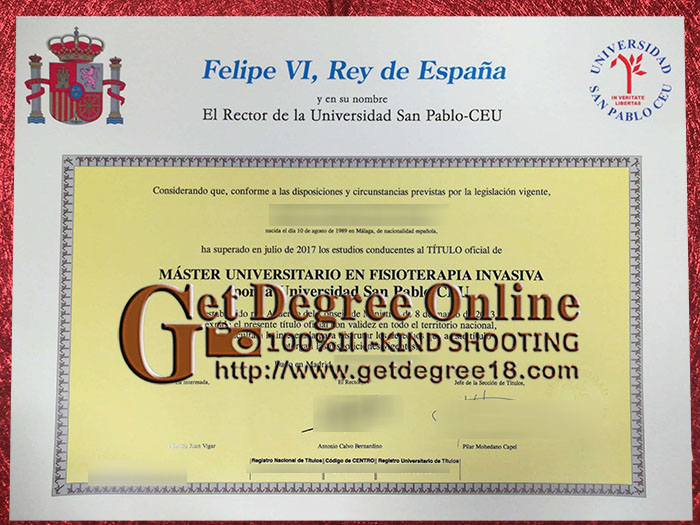 Universidad CEU San Pablo Diploma