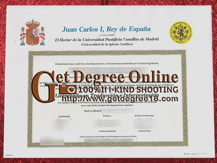 Universidad Pontificia Comillas Diploma