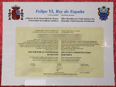 Universidad de Deusto Diploma
