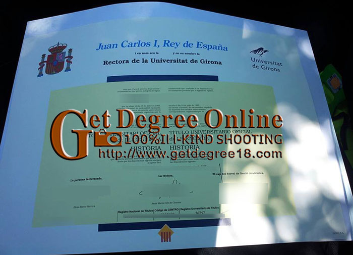 Universitat de Girona Diploma