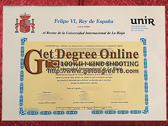 Universidad de La Rioja Diploma