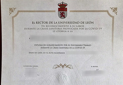 Universidad de León Diploma