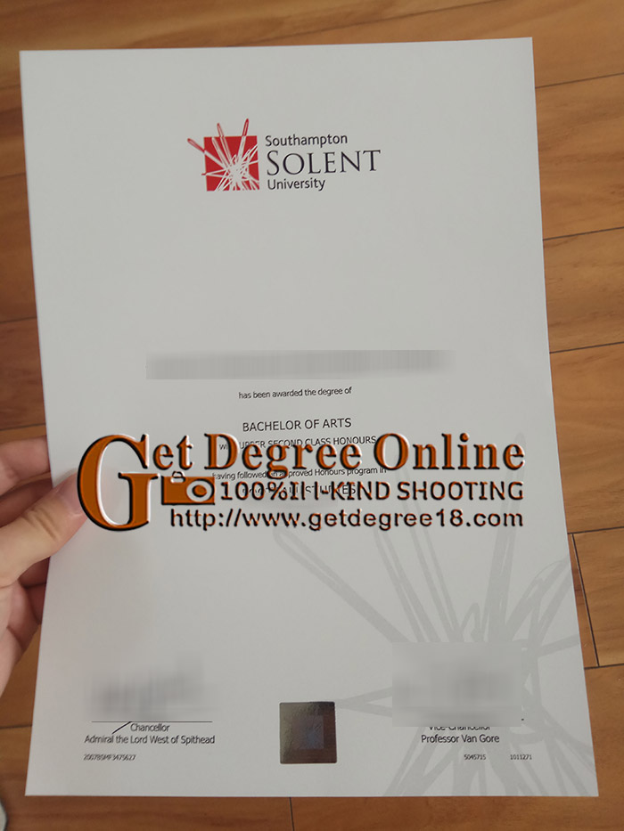 Solent University Degree