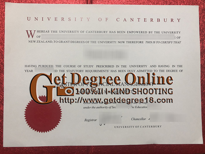 University of Canterbury Degree
