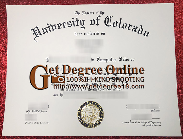 University of Colorado Diploma