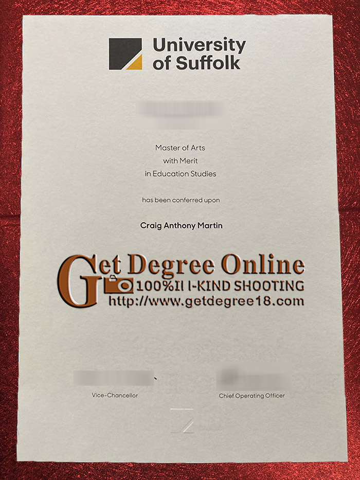 University of Suffolk Degree