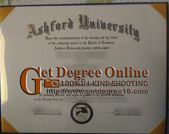 Ashford University Diploma