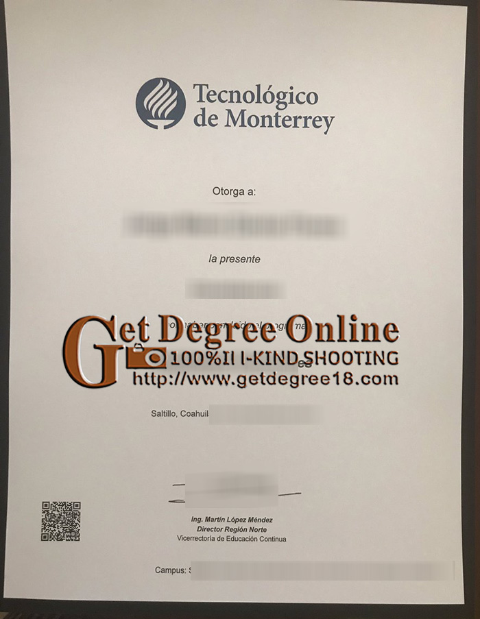 Tecnológico de Monterrey Diploma