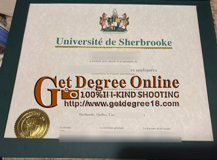 Université de Sherbrooke Diploma