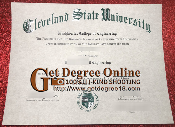 Cleveland State University Diploma