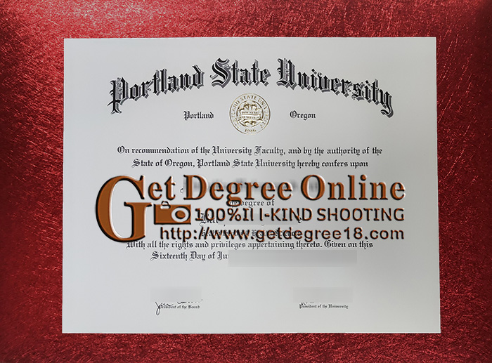 Portland State University Diploma