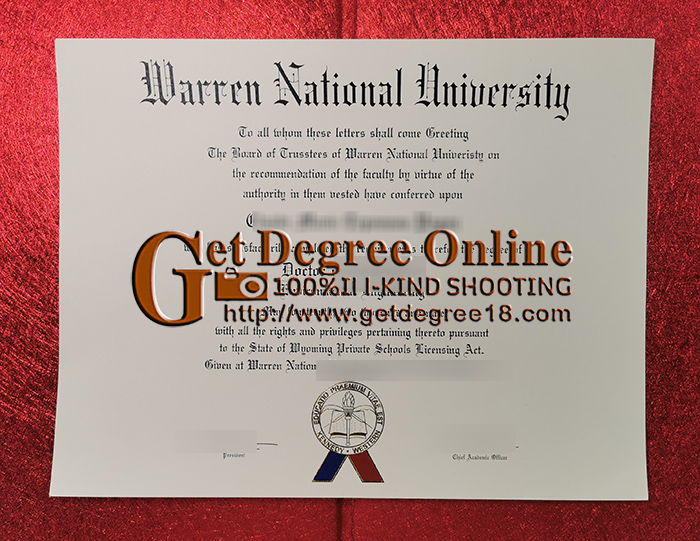 Warren National University Diploma
