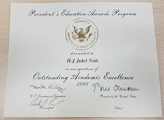Read more about the article Buy President’s Education Awards Program certificate,Buy PEAP certificate