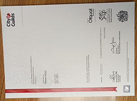 Buy City & Guilds Certificate