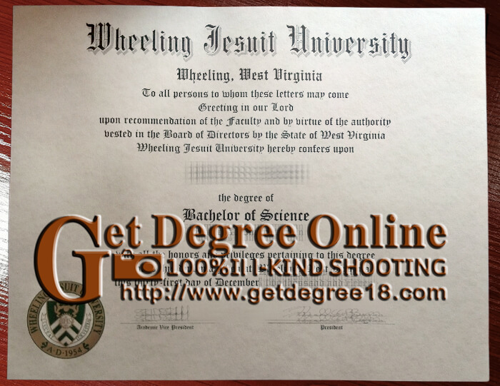Buy Wheeling Jesuit University diploma