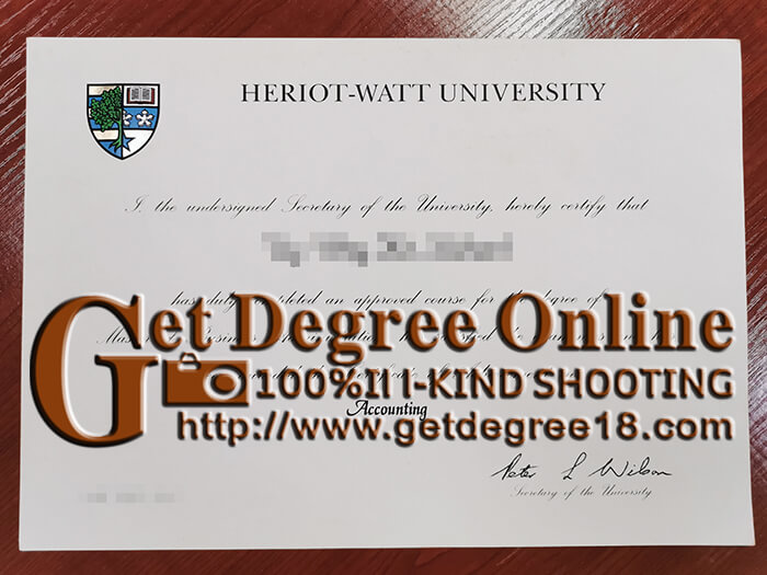 Heriot-Watt University Degree