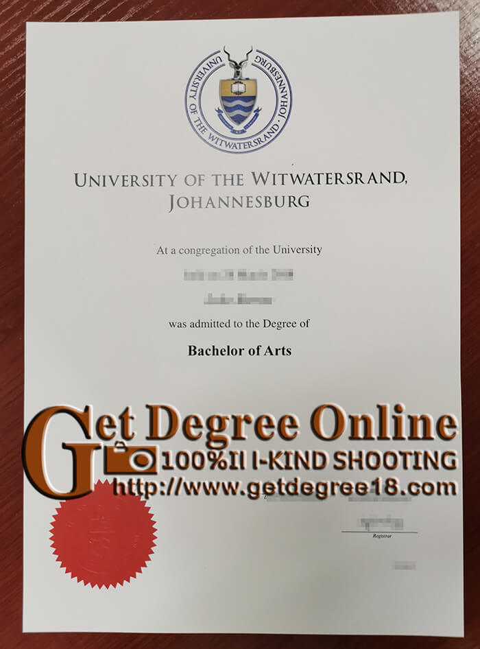 University of the Witwatersrand Degree