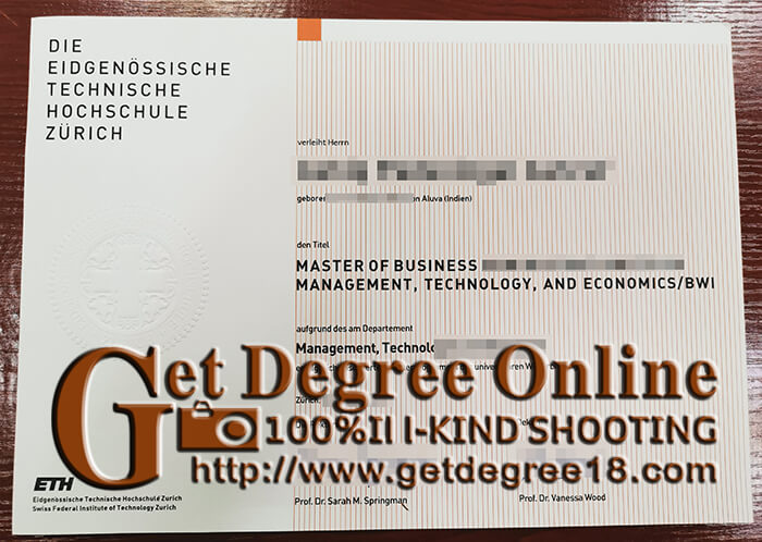 Eth Zürich diploma