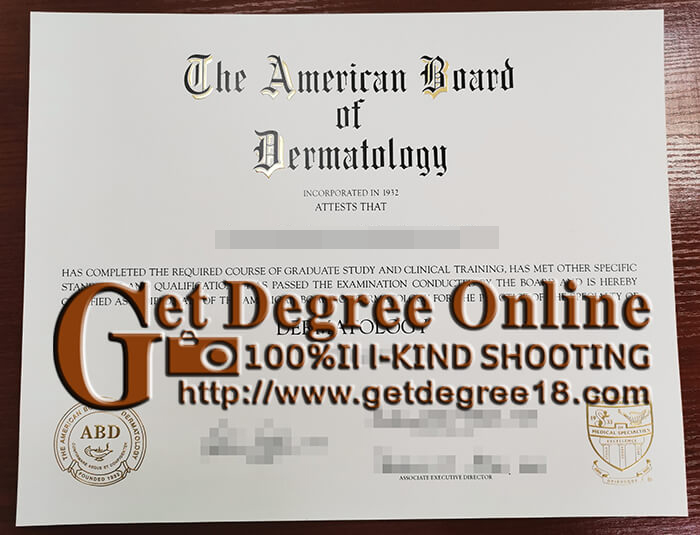 ABD certificate