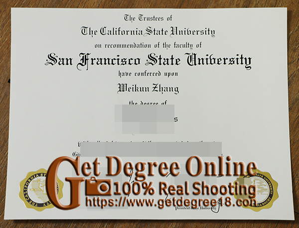 San Francisco State University of degree