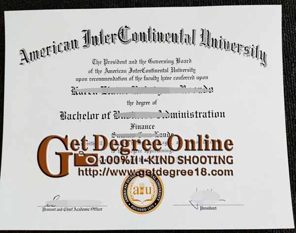 American InterContinental University degree