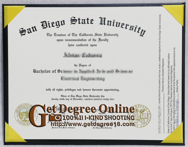 Buy SDSU fake diploma 