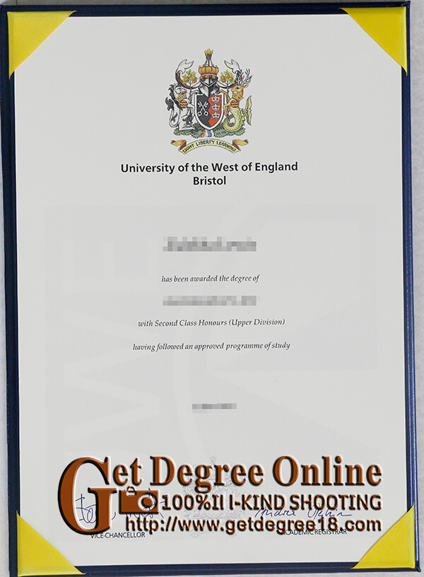 Buy University of the West of England Bristol diploma