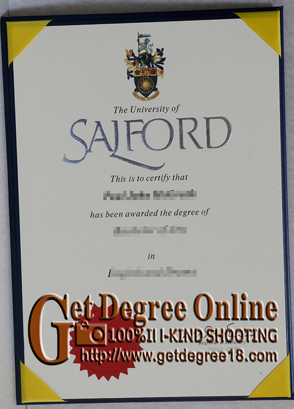 Purchase The university of SALFORD diploma
