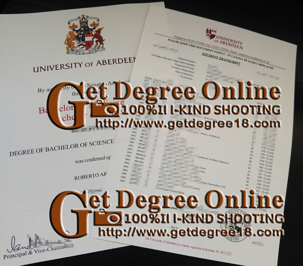  buy University of Aberdeen degree transcript