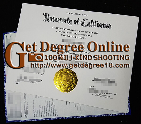 UCLA diploma/transcript