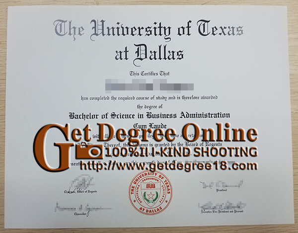 University of Texas at Dallas Degree