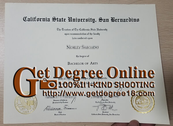 California State University San Bernardino degrees