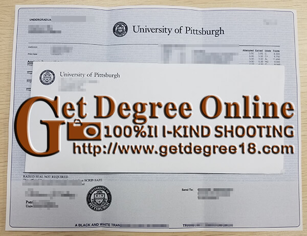 University of Pittsburgh fake transcript