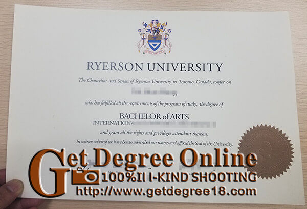 Ryerson University diploma