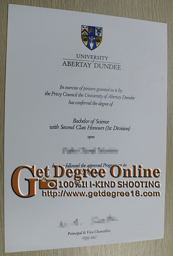 University of Abertay Dundee degree