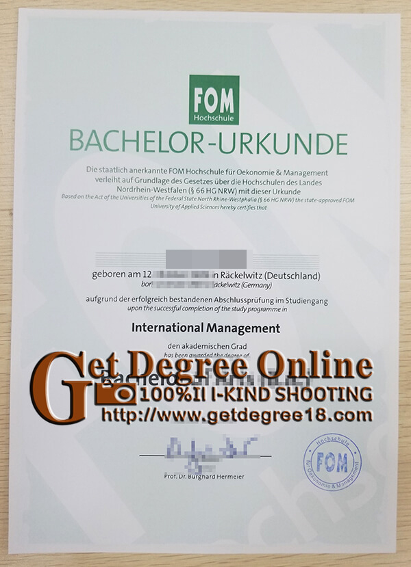 FOM certificate
