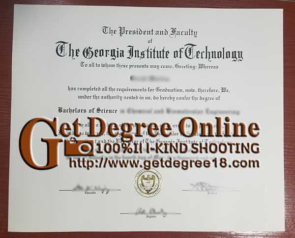 Georgia Institute of Technology Diploma