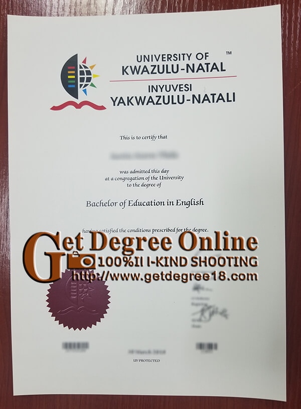 University of Kwazulu-Natal degree