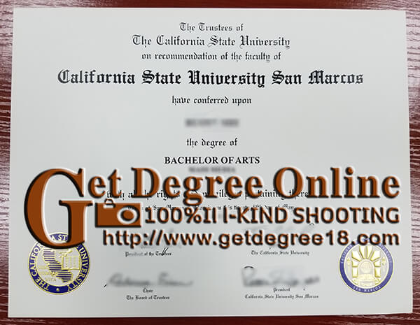 California State University San Marcos degree
