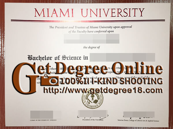 Miami University degree